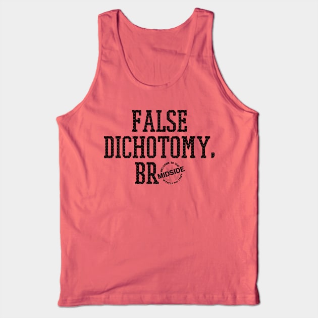 False Dichoto-T Tank Top by TheMidside